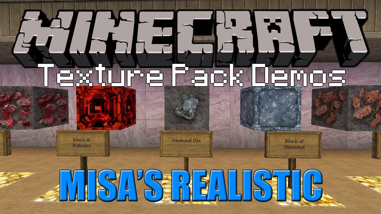 MISA'S REALISTIC | Minecraft Texture Pack (1.5.2)