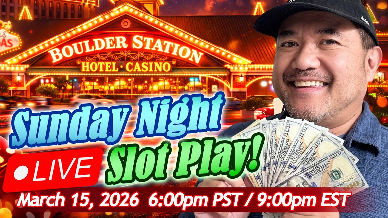 🛑 LIVE Slot Play! Sunday Night Fun from Boulder Station casino! #liveslots #shortfeed #livecasino