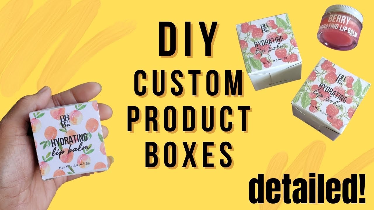 DIY Custom Product Boxes-Detailed