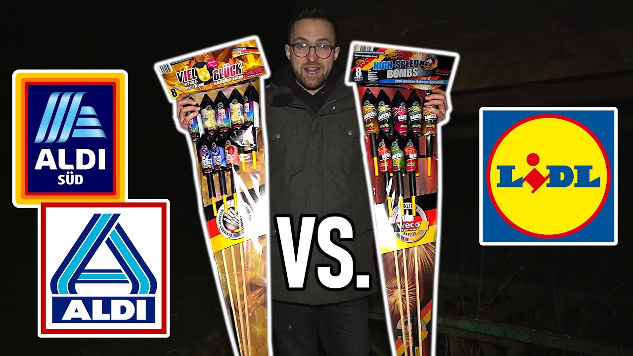 VIEL GLÜCK RAKETEN vs. HIGH SPEED ROCKETS | ALDI vs. LIDL | Wer ist der Gewinner?