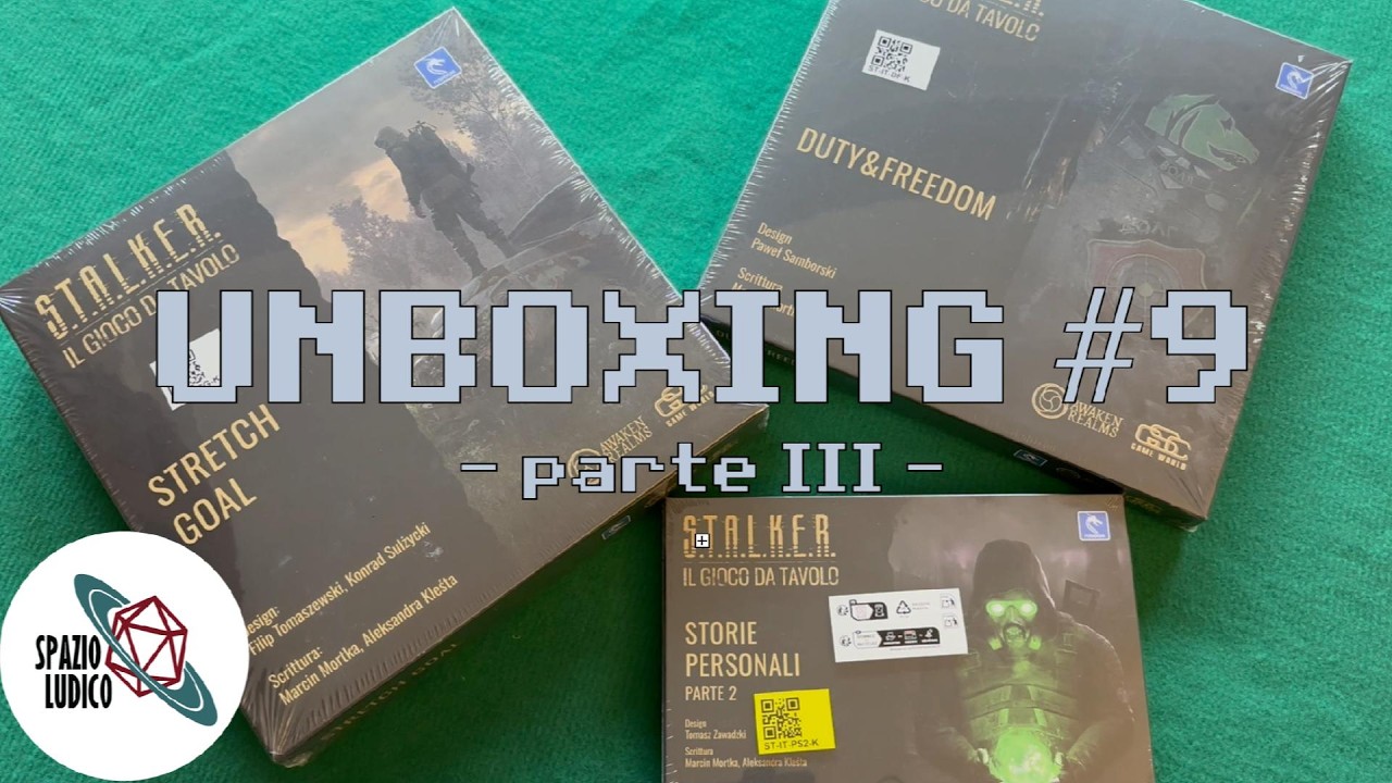 S.T.A.L.K.E.R. The board game | Unboxing - parte III -