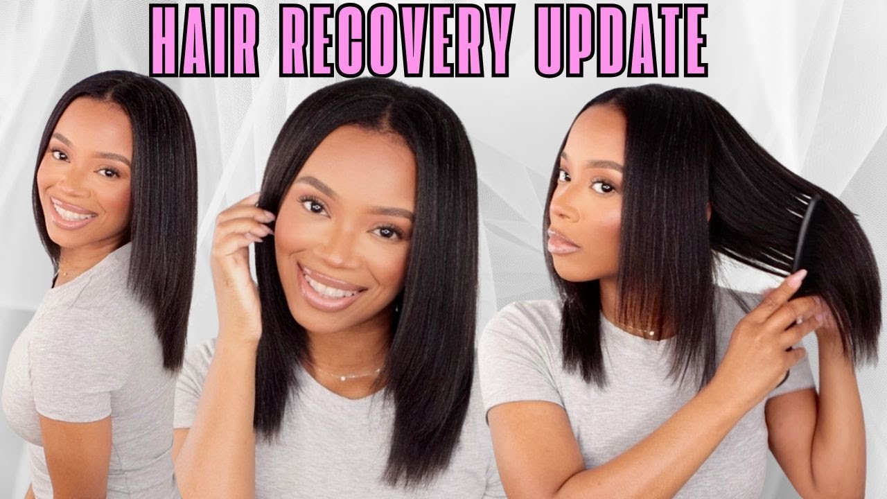 My Hair Is Finally Growing Back! 💕 Overcoming Anemia & Hair Recovery Update | #relaxedhairjourney