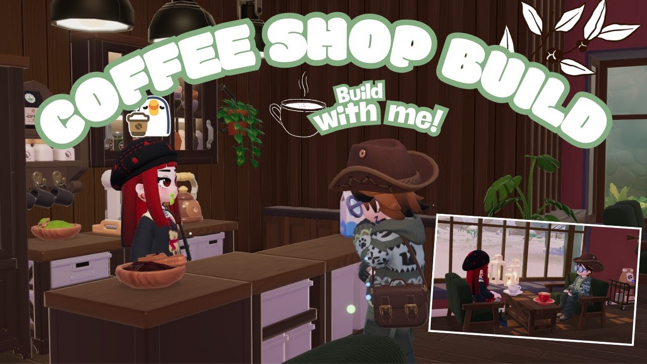 Build a COFFEE SHOP in Heartopia With Me! ☕