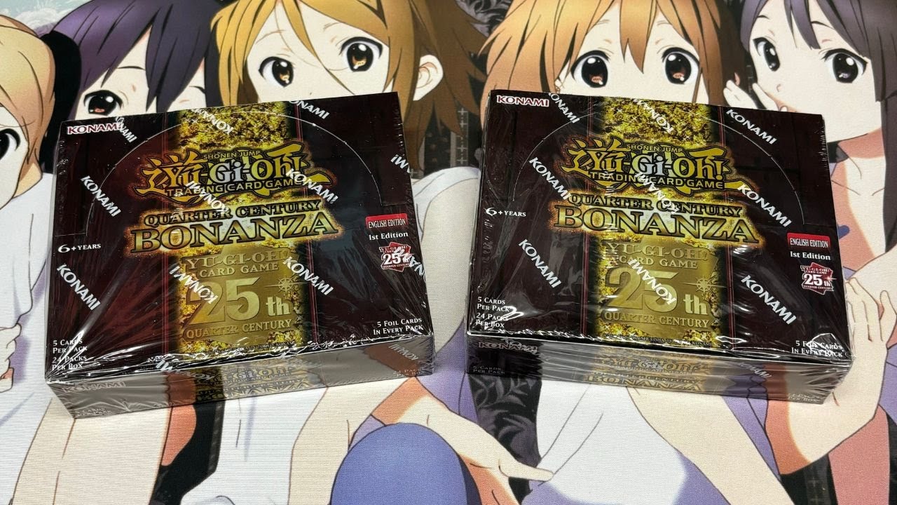 Opening Two Quarter Century Bonanza Yugioh Booster Boxes Awesome Pulls!!!