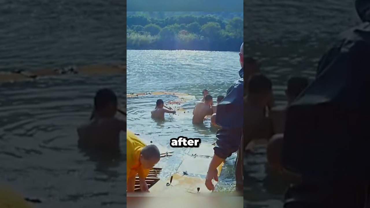 Shaolin Monk Tries to Run on Water | 130m Challenge of a Lifetime! #ShaolinMonk #WaterWalking