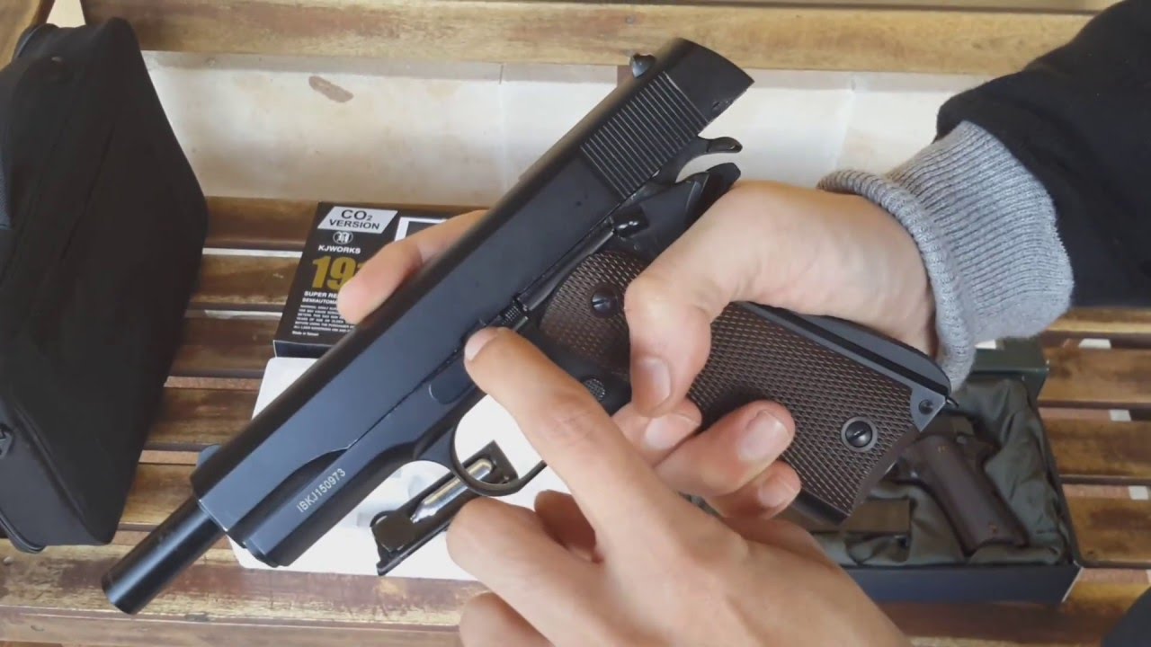 Review 1911 co2 v2 KJW Barry North Custom Español