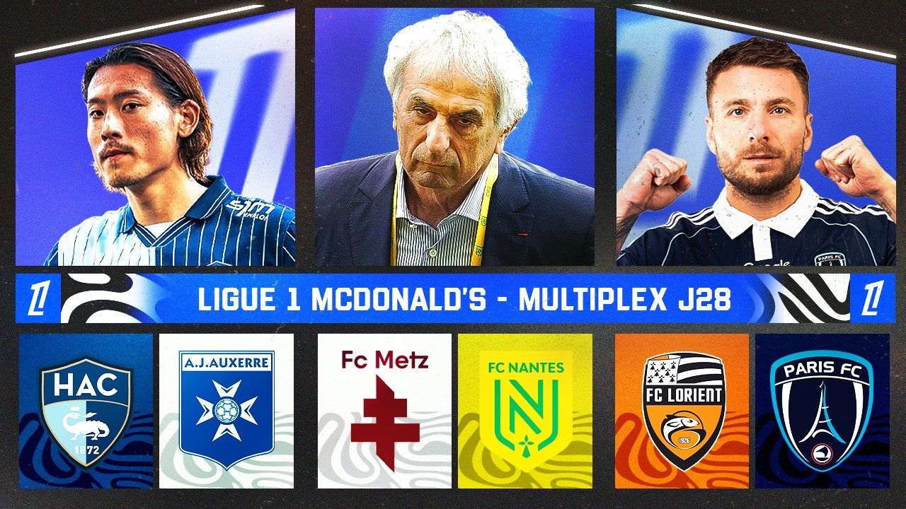 🔴MULTIPLEX LIGUE 1 | METZ - NANTES : 0 - 0 / LE HAVRE - AUXERRE : 1 - 1 / LORIENT - PARIS FC : 1 - 1