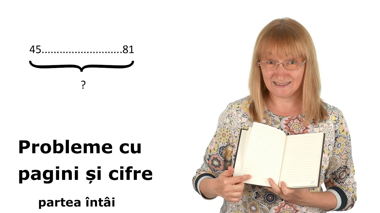 Probleme cu pagini și cifre