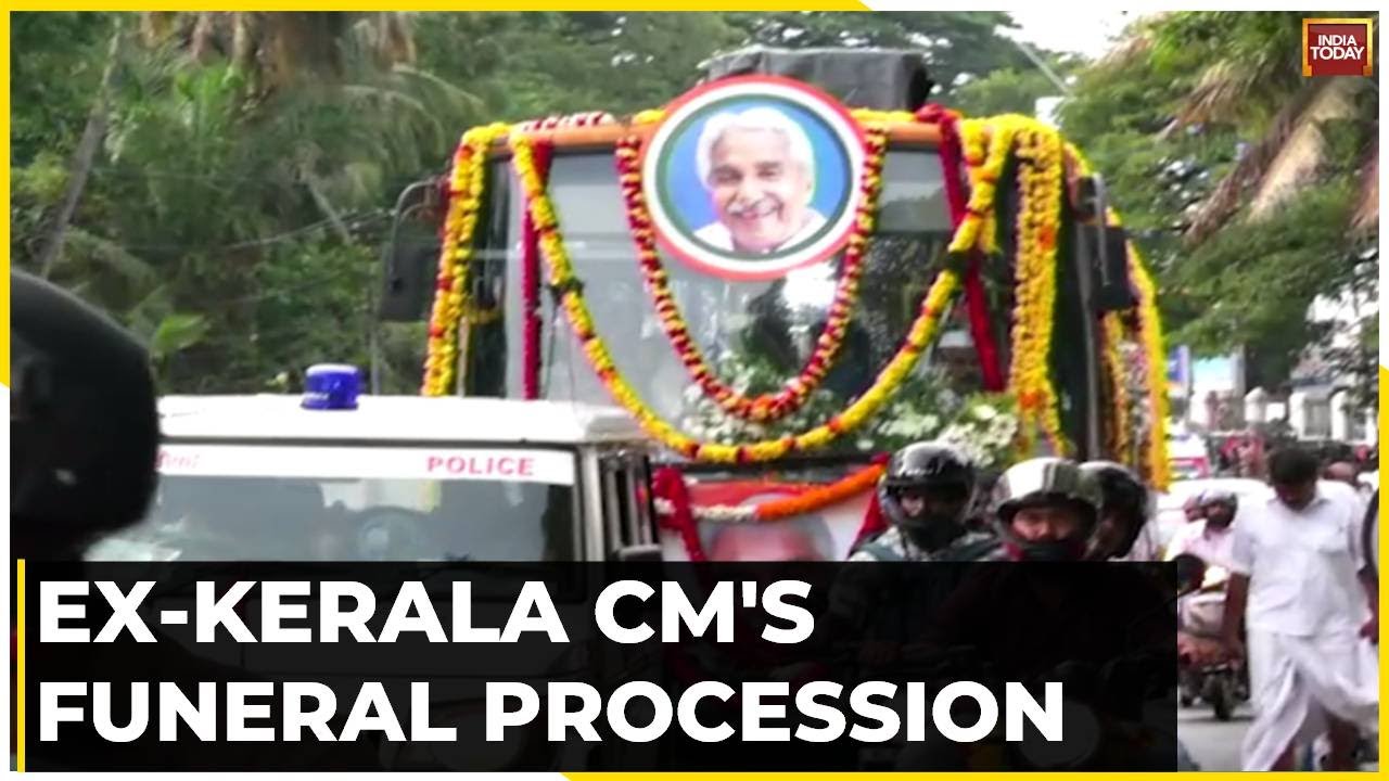 Oommen Chnadi Death: Kerala's Capital Thiruvananthapuram Bids Farewell To Former CM Oommen Chandy