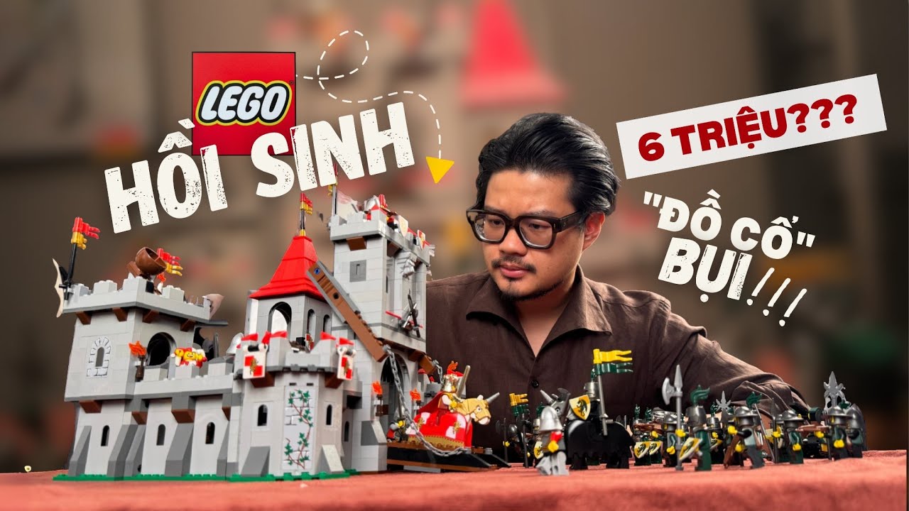 HỒI SINH SET LEGO CỔ TRỊ GIÁ HƠN 6 TRIỆU ĐỒNG?!