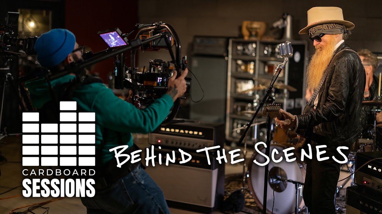 Cardboard Sessions ~ Behind The Scenes ~ Billy Gibbons and Matt Sorum