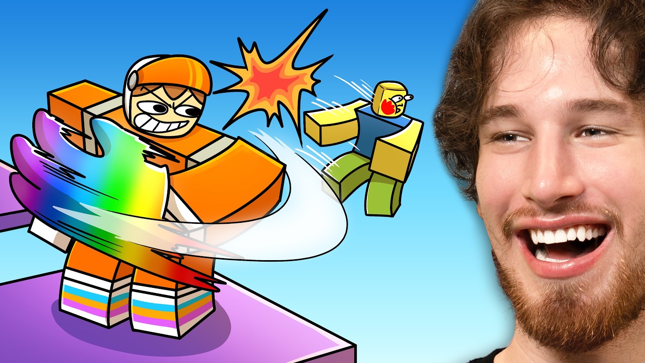 Becoming the BIGGEST TROLL in Roblox Slap Tower!