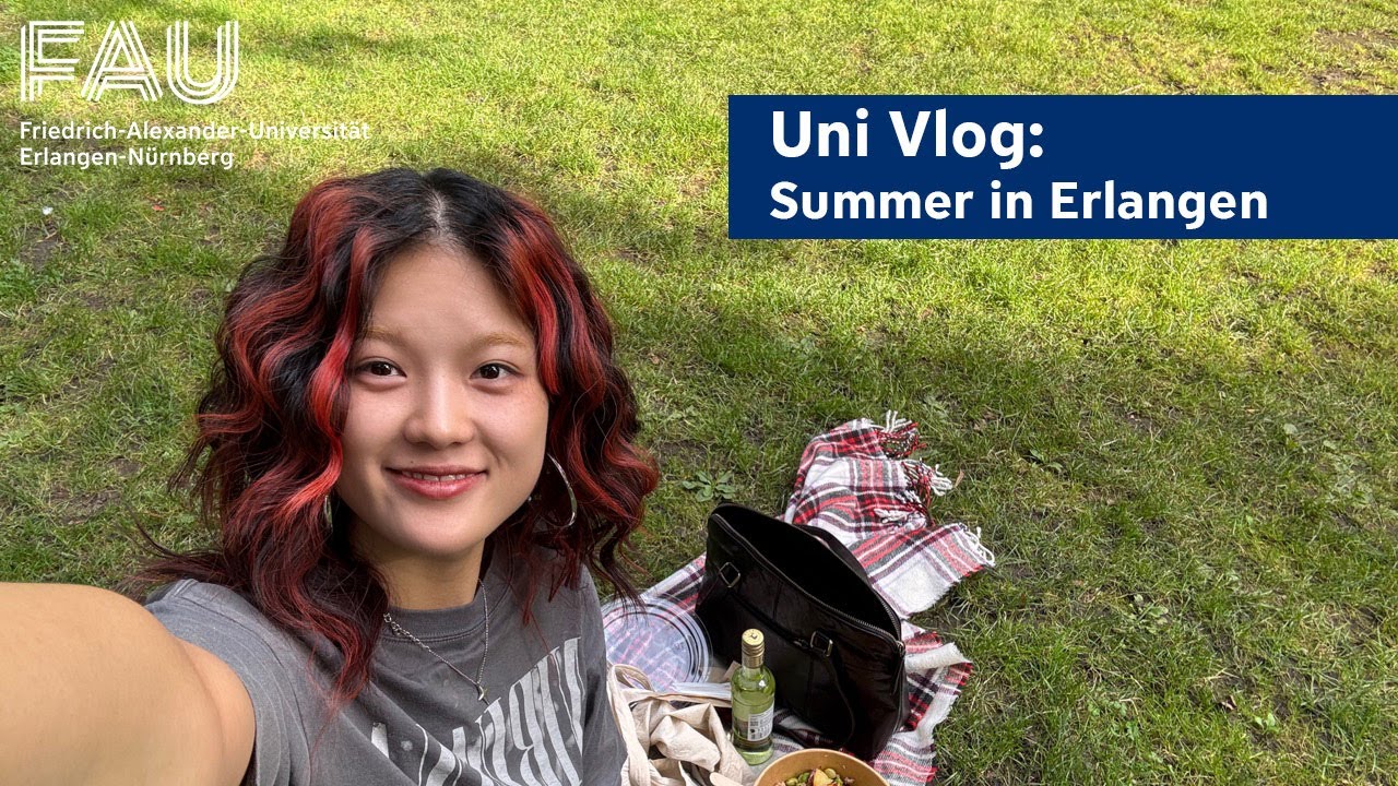 Summer Vibes in Erlangen: Schlossgarten, Flea Market & More [FAU Vlog]