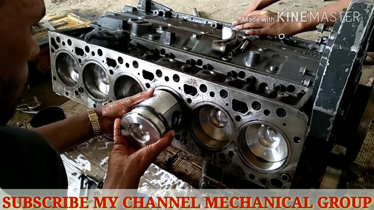 PART -5 Piston fitment Tata Commins Engine 6BT Full Work