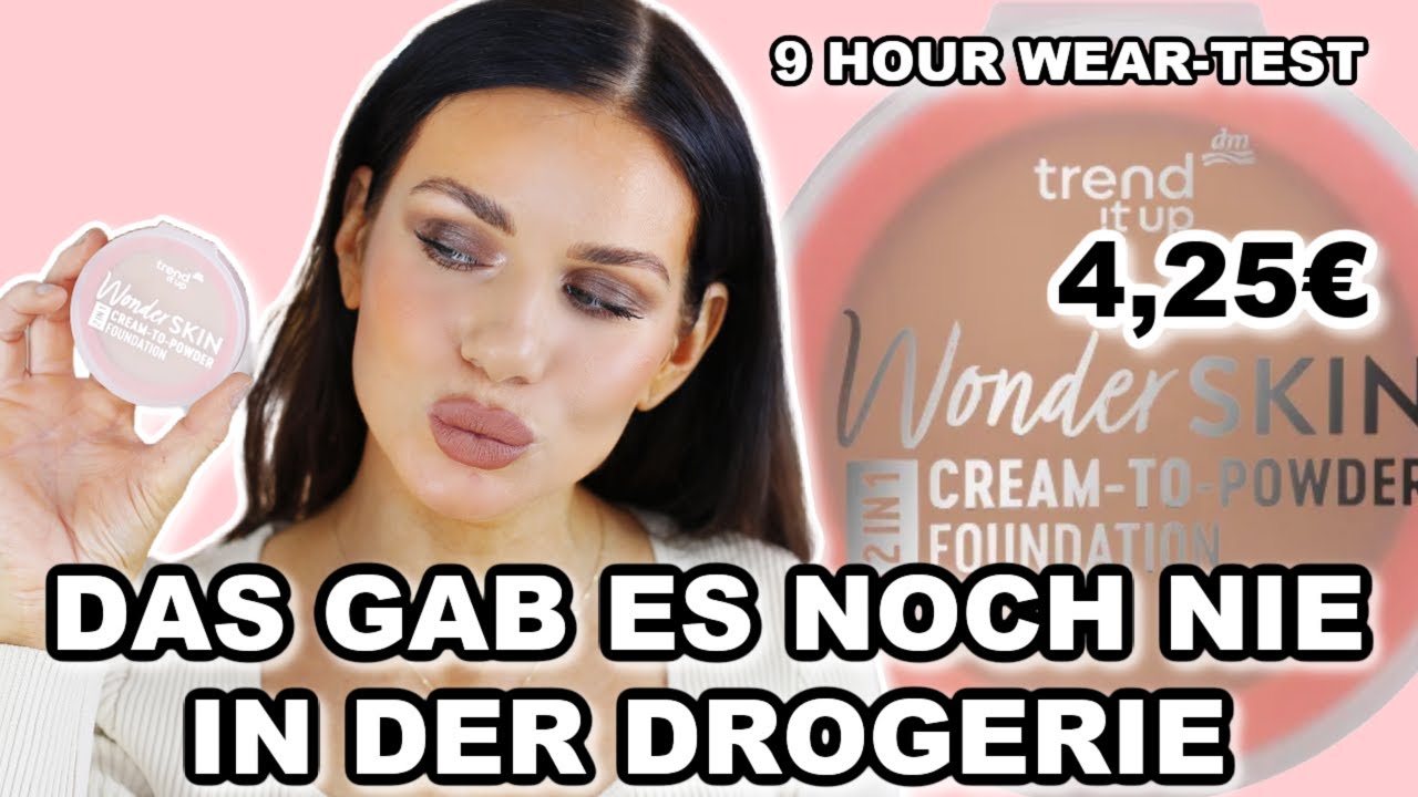 🔔NEU dm Trend it up! WONDERSKIN Cream to Powder Foundation 😮 I FOUNDATION OHNE SETTEN?!