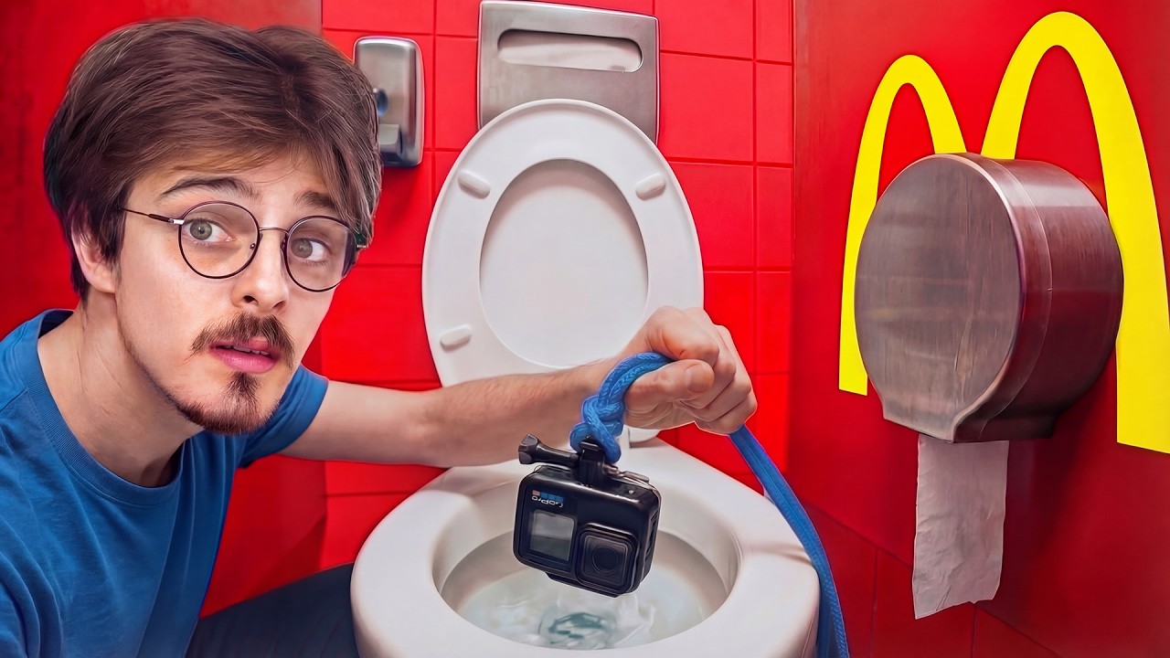 On a envoyé des GoPros dans des Endroits Interdits ! (genre des toilettes publiques)