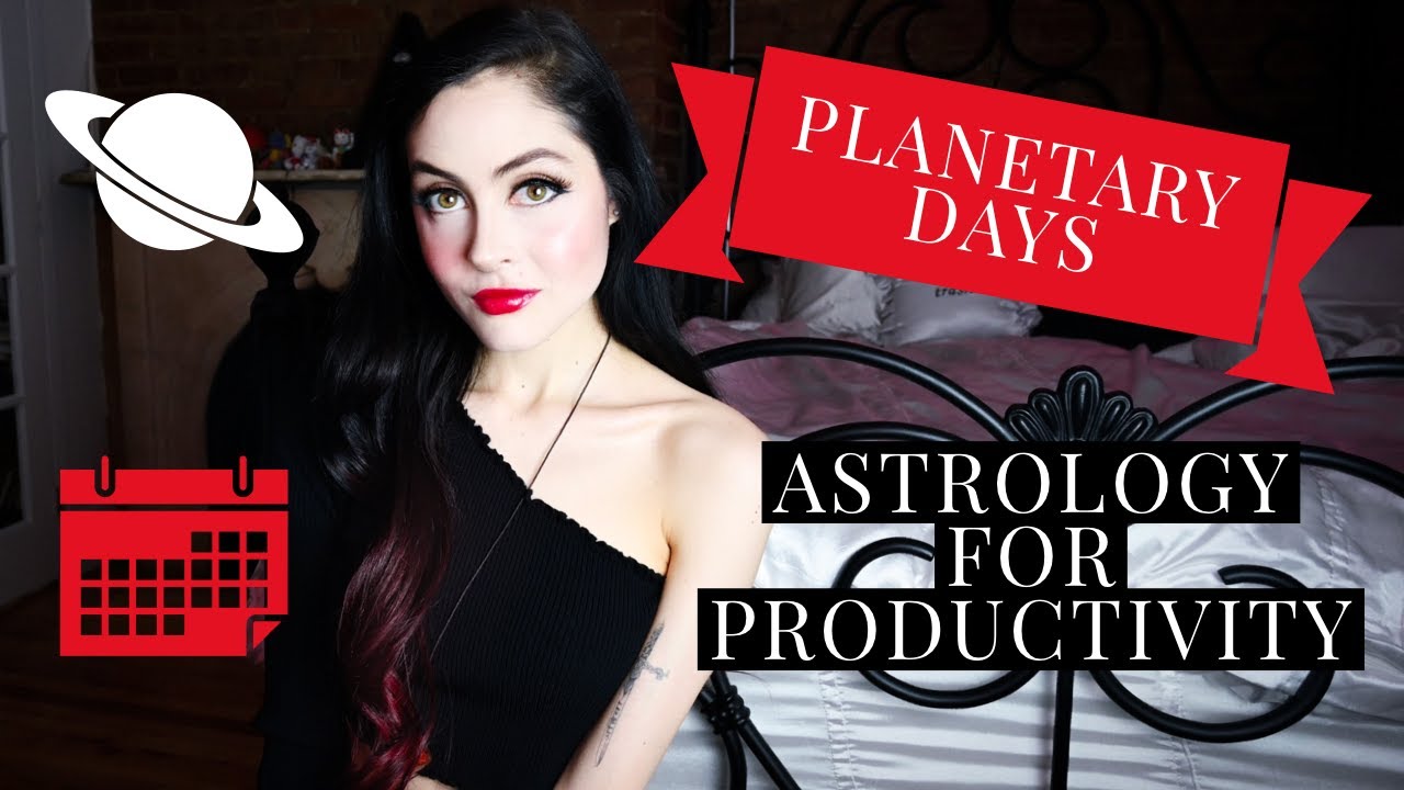 🪐 planetary days || HOW TO USE ASTROLOGY FOR PRODUCTIVITY & SUCCESS (alignment hack) 🪐