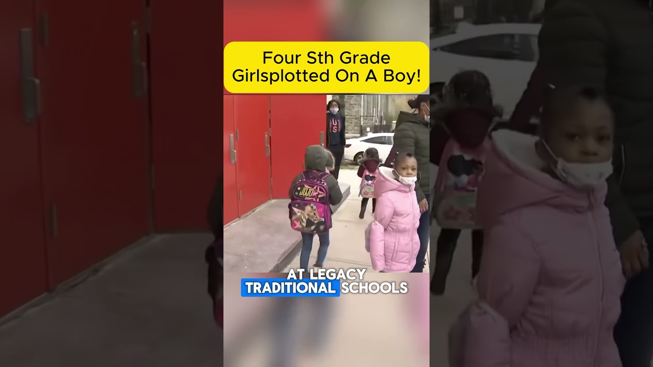 Four 5th grade girls at a surprise school plotted on a boy that cheated on one of them back #news