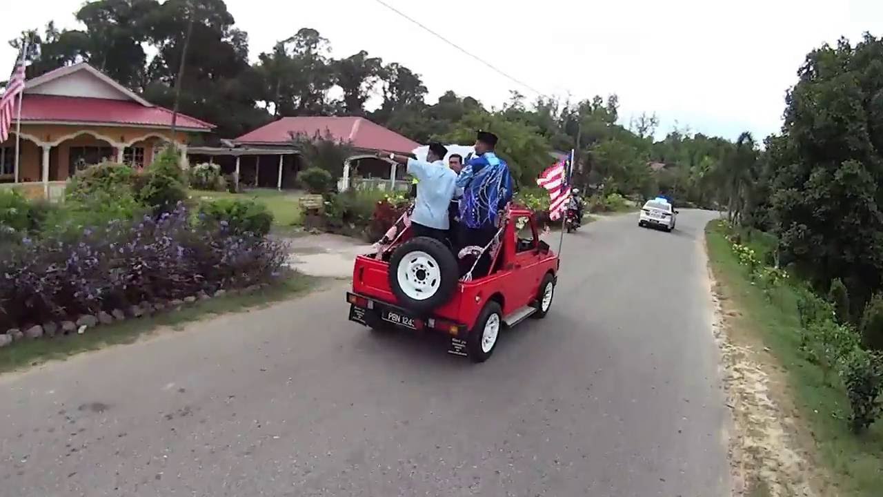 Konvoi Perarakan sempena program Bulan Kemerdekaan SMK Felda Besout