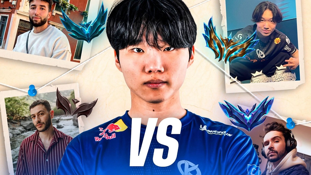 Un Challenger Coréen 1 vs 1 tous les Ranks de League of Legends (ft Billy, Domingo, Wao, Grim, etc)