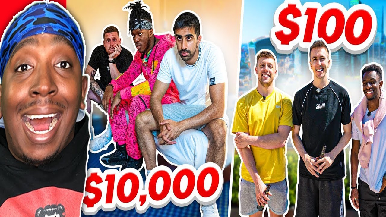 American Reacts To SIDEMEN $10,000 VS $100 HOTEL