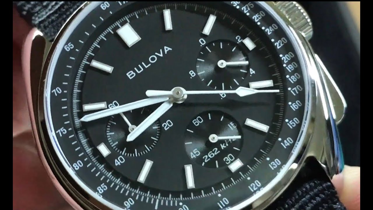 Unboxing Bulova Men's 45mm Special Edition Lunar Pilot Chronograph Watch (Bulova moonwatch)