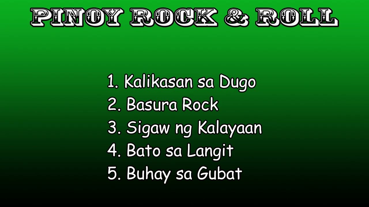 Kalikasan sa Dugo /Rock and Roll Session, Filipino rock bands