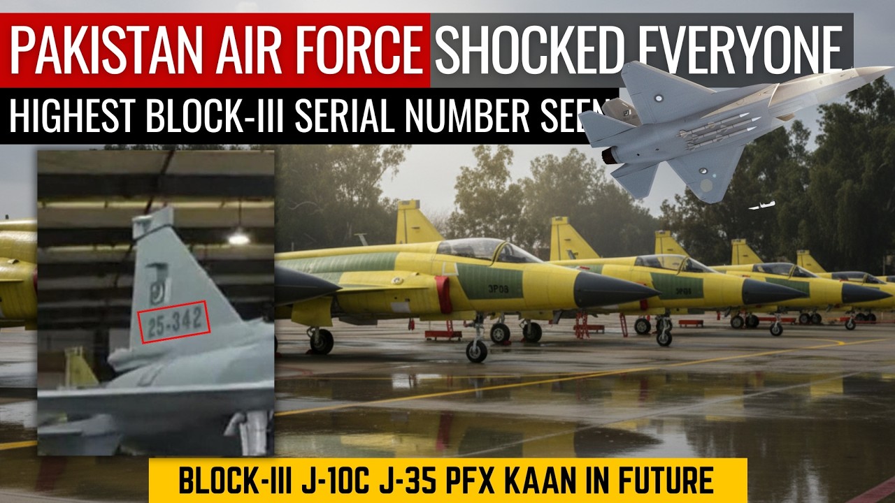 Pakistan Air Force Shocked Everyone | Highest Block-III Serial Number Seen | Defence Outpost
