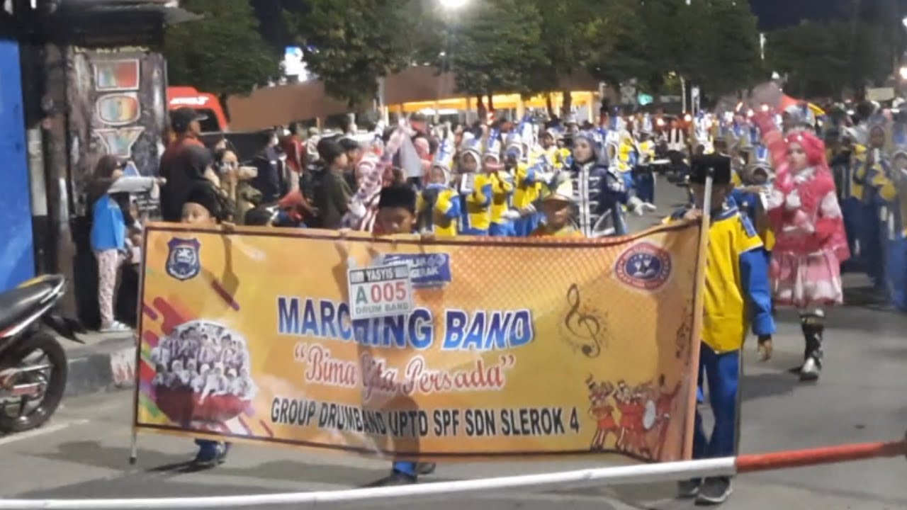 SD N Slerok 4 Tegal | Marching Band Bima Gita Persada | Pawai Rolasan Kota Tegal Tahun 2022