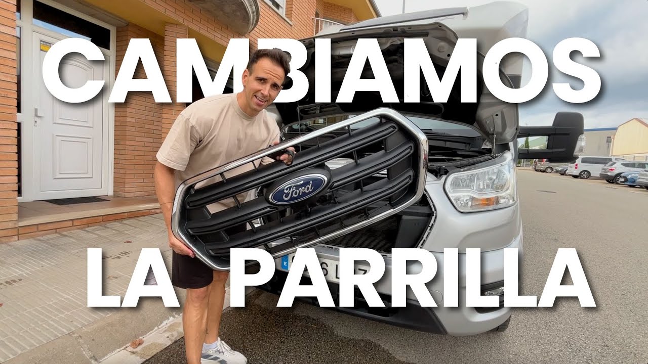 CAMBIAMOS LA PARRILLA DE LA AUTOCARAVANA Y ESTE ES EL RESULTADO