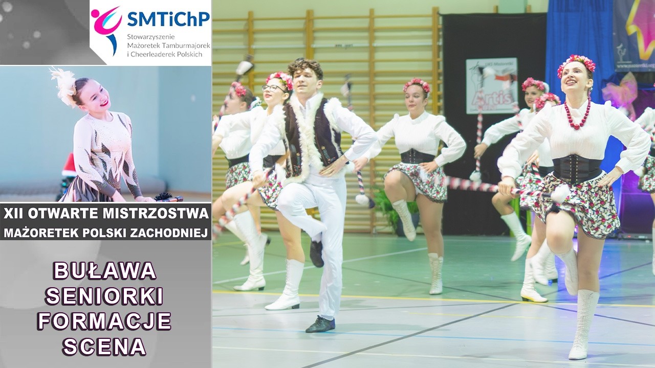BUŁAWA SENIORKI FORMACJE SCENA - UKS MAŻORETKI ARTIS - GÓRA - SMTiChP / Góra  2024 | PL - G299