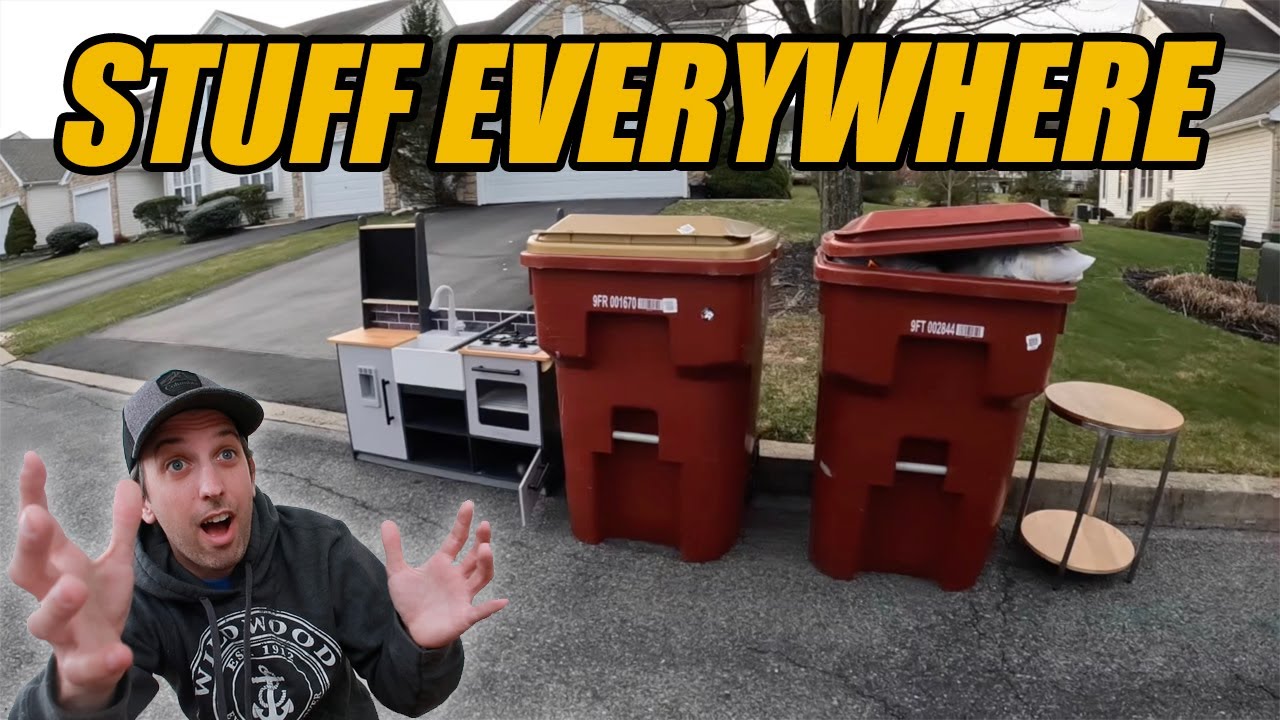 Insane Bulk Garbage Day - Trash Picking Ep. 878