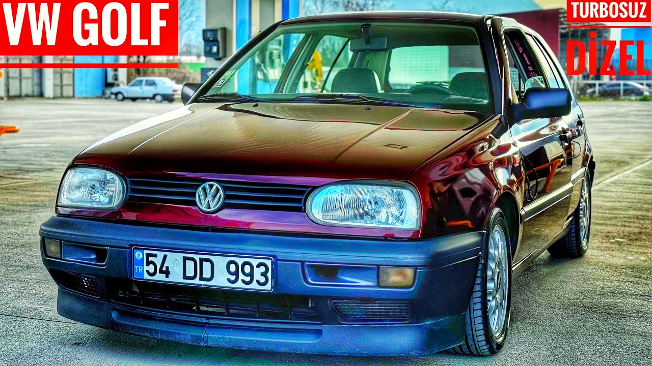 ATMOSFERİK DİZEL! | 1993 VW GOLF 3 1.9 SDI MOTOR | JAPON ARAÇLAR İLE KIYASLADIM