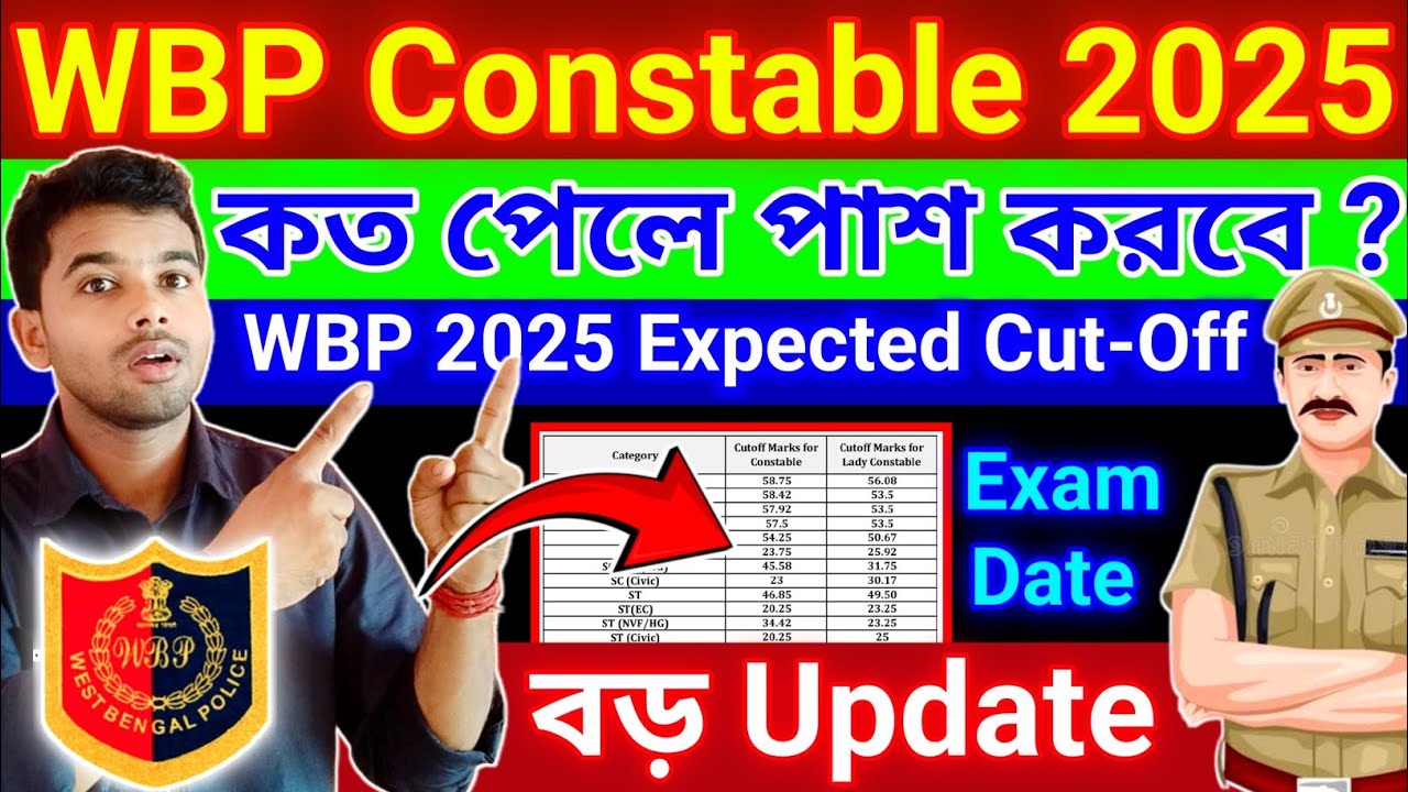 WBP 2025 Expected Cut Off | Target Score কত লাগবে ? | WBP Exam Date | WBP New Update Today