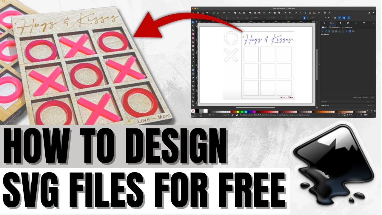 Free Inkscape Tutorial: Diy Wood Valentine Svg File
