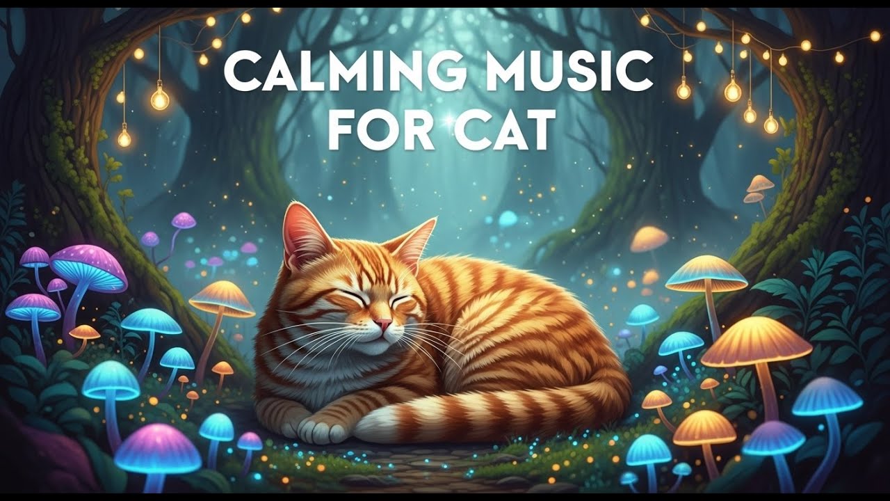 12 Hours of Gentle Cat Sounds 😻 Calming Music for Anxiety, Deep Sleep & Healing Therapy