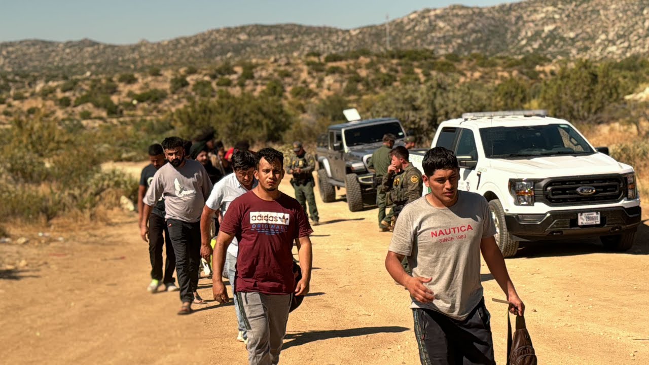 🔴 En Vivo: Arresto masivo de migrantes en la frontera de California por la Patrulla Fronteriza