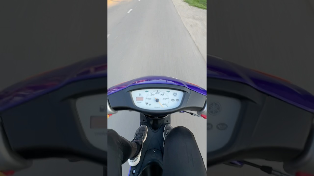 Yamaha Jog C CoolStyle SA16J Top Speed #automobile #yamaha #yamahajog #sa16j #скутер #мопед #jog