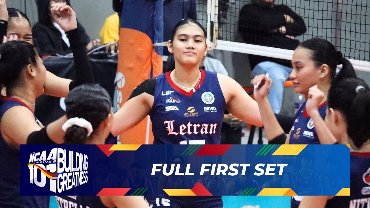 FULL FIRST SET - Letran Lady Knights vs San Beda Red Lions | NCAA Season 101