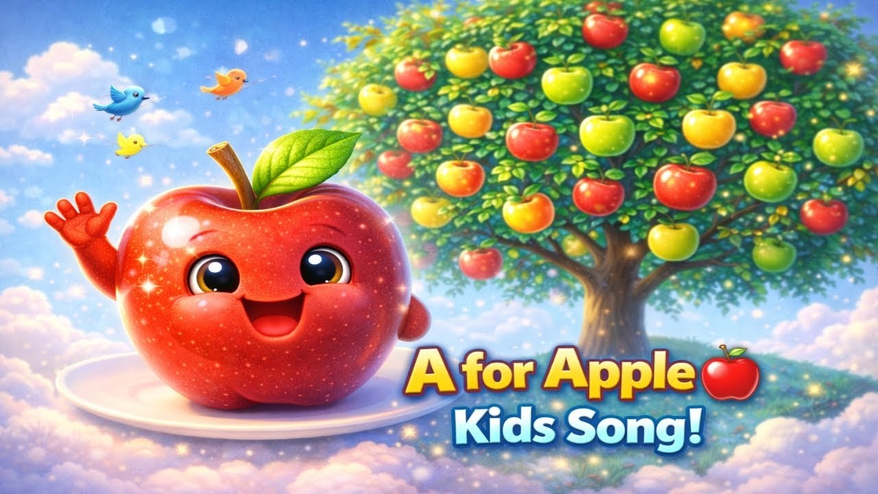 A for Apple 🍎 | Apple Song for Kids | Fun Nursery Rhymes & Learning | BP Kids
