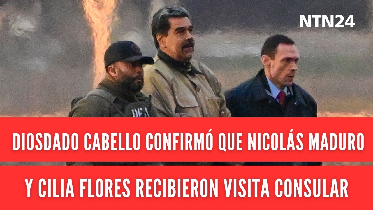 Diosdado Cabello confirmó que Nicolás Maduro y Cilia Flores recibieron visita consular