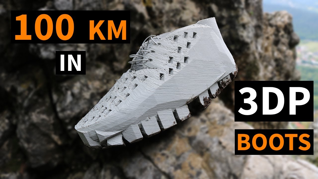 3D printed boots versus 100 km