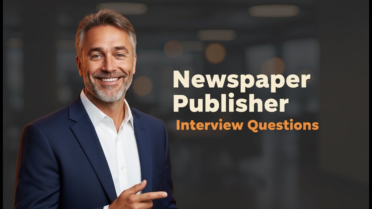 Ace Your Newspaper Publisher Interview | 5 Questions & Proven Answers