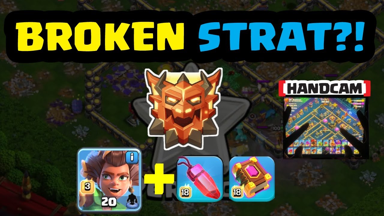The Most BROKEN STRAT in Clash of Clans 2025! TH17 ROOT RIDER Attack