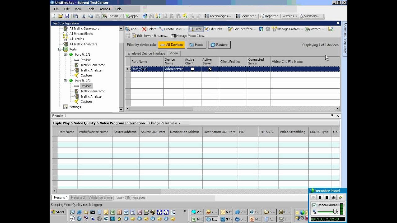 Video: How to configure Spirent TestCenter as a video server