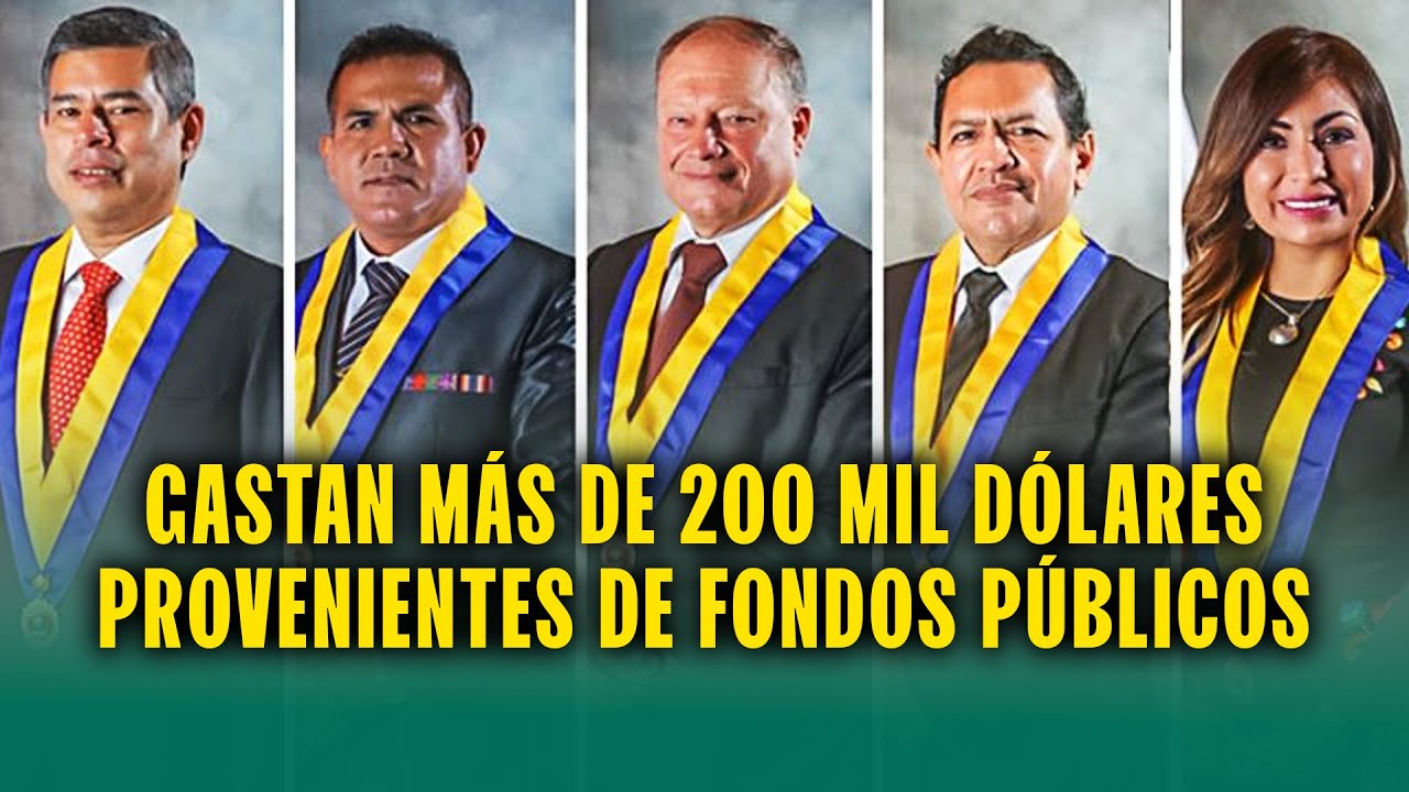 Gastan más de 200 mil dólares en viáticos con dinero público: Esto hacen los parlamentarios andinos