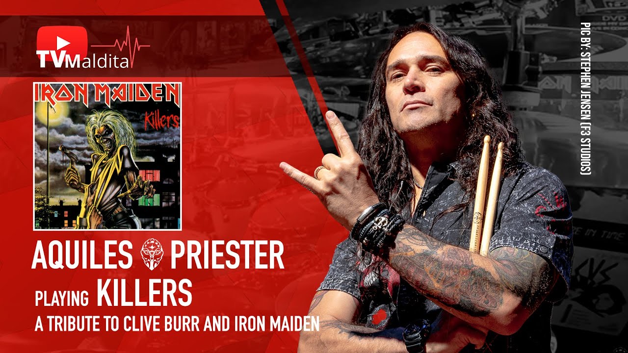 TVMaldita Presents: Aquiles Priester playing Killers - Iron Maiden (A Tribute do Clive Burr)