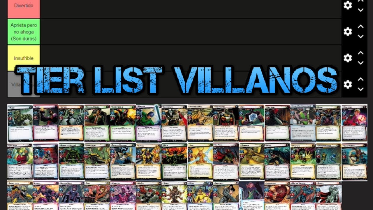 Marvel Champions- Tierlist Villanos con Miles, Tío Ben, Fede y MA