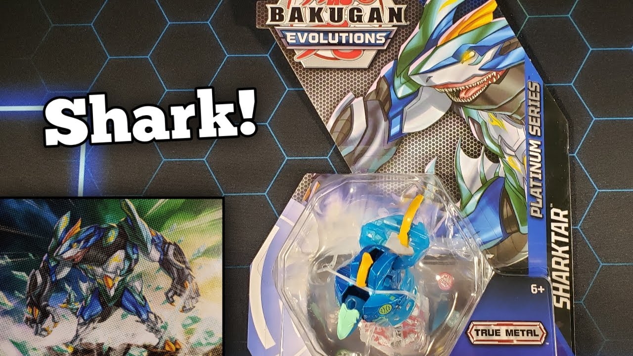 Bakugan Platinum Aquos Sharktar Opening!! (Evolutions)