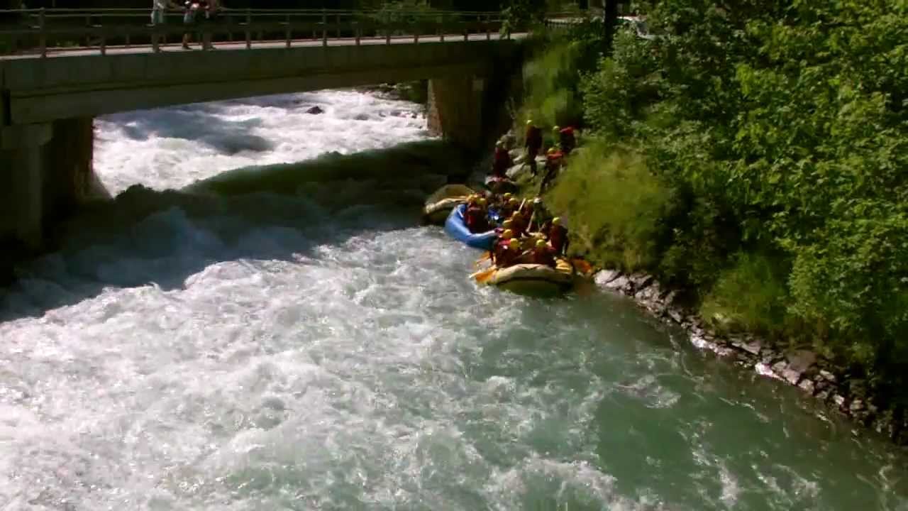 Rafting im Ahrntal (Südtirol) bei Sand  in Taufers